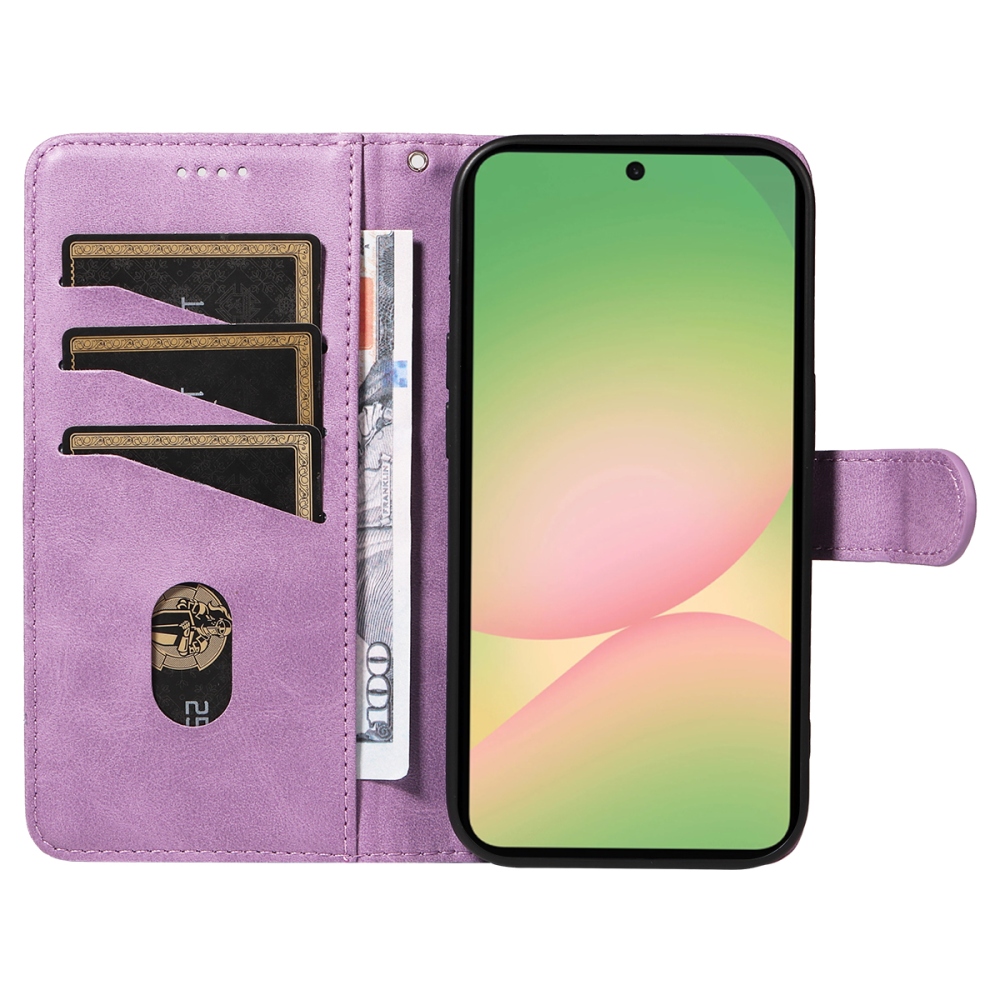 T-Shape knížkové pouzdro na Samsung Galaxy A57 5G - světlefialové