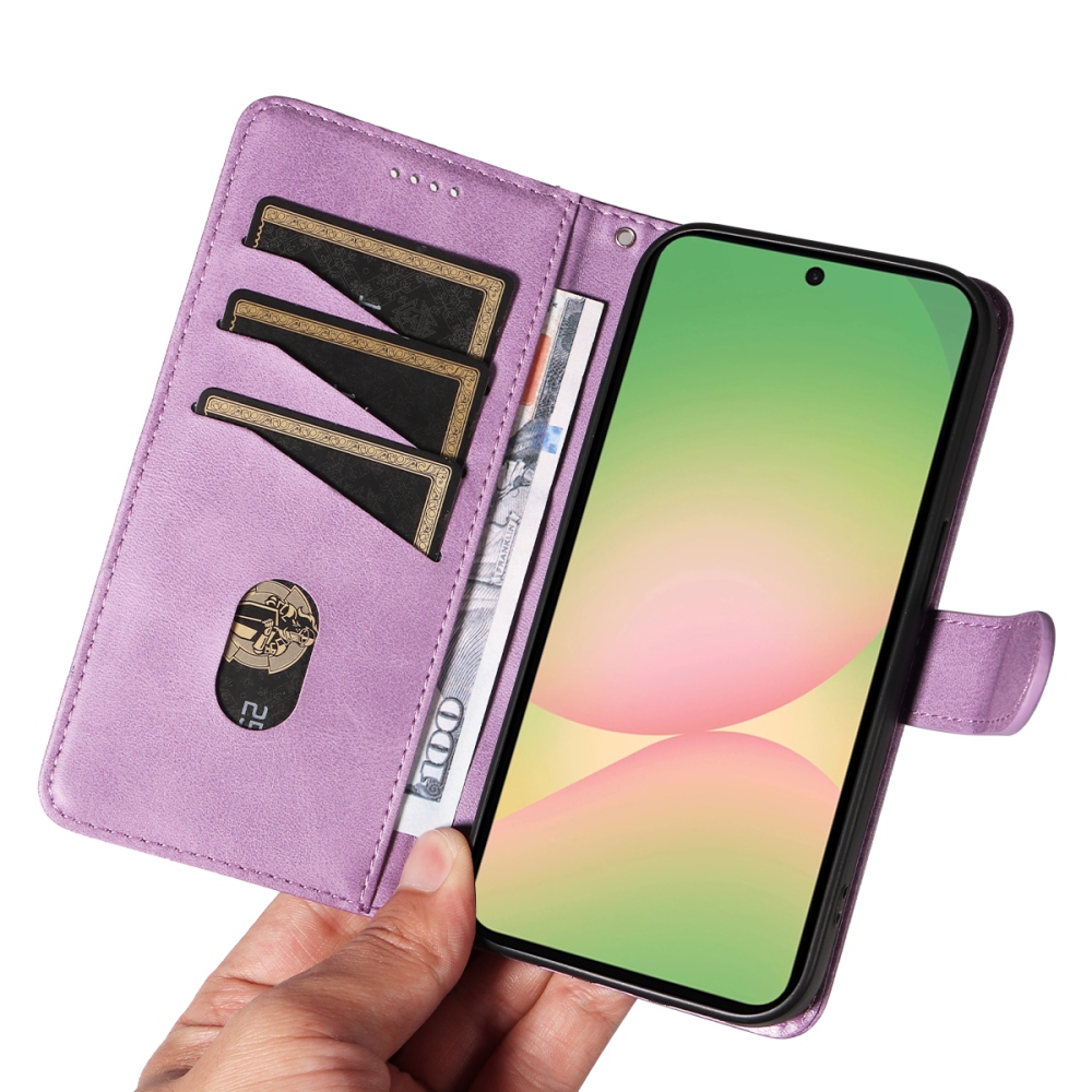 T-Shape knížkové pouzdro na Samsung Galaxy A57 5G - světlefialové