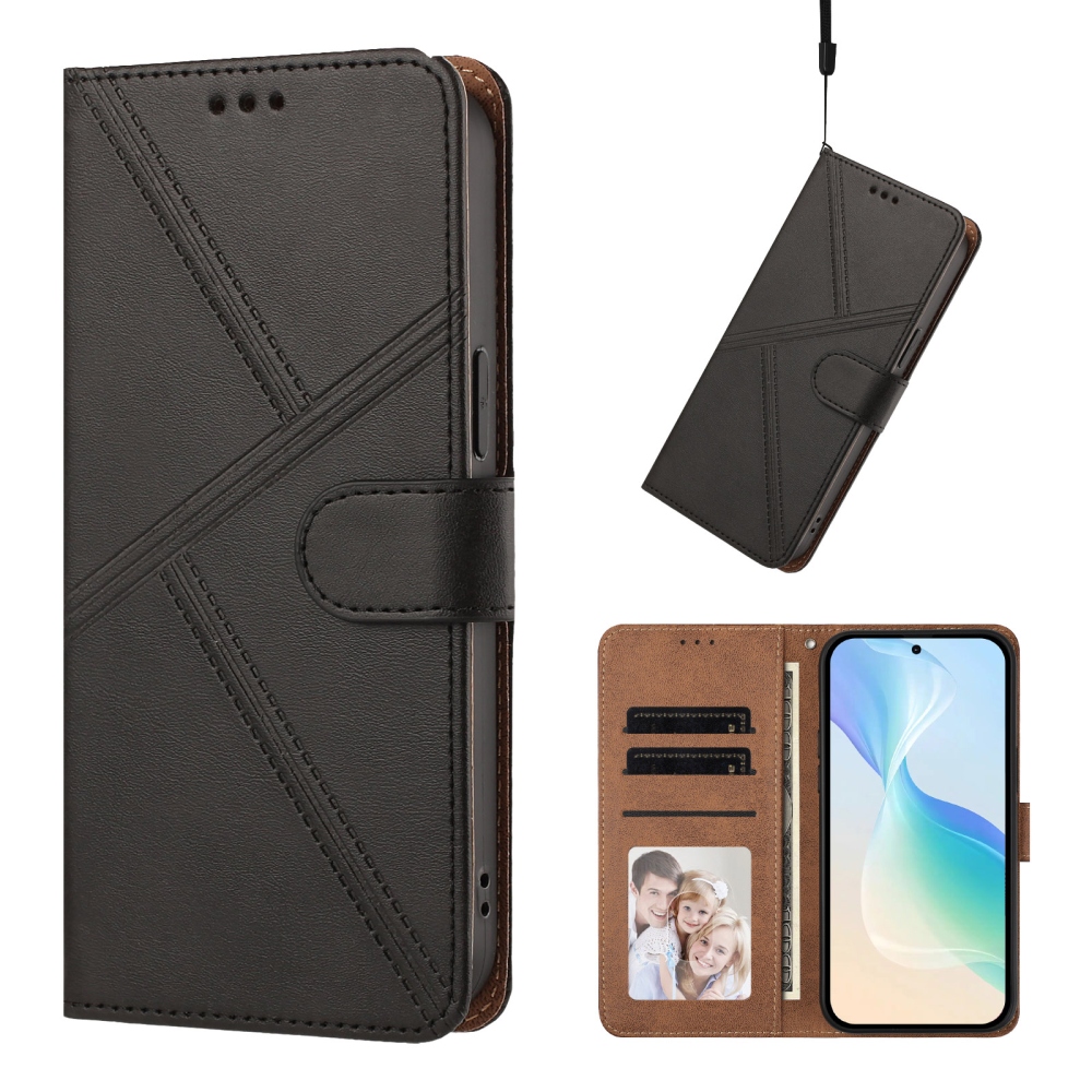 T-Shape knížkové pouzdro na Xiaomi Redmi Note 17 Pro Max 5G - černé