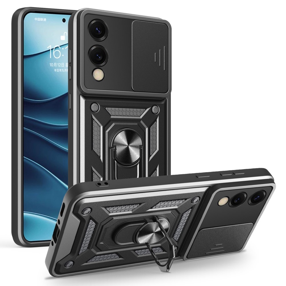 Slide odolný kryt na Samsung Galaxy S25 Edge - černý