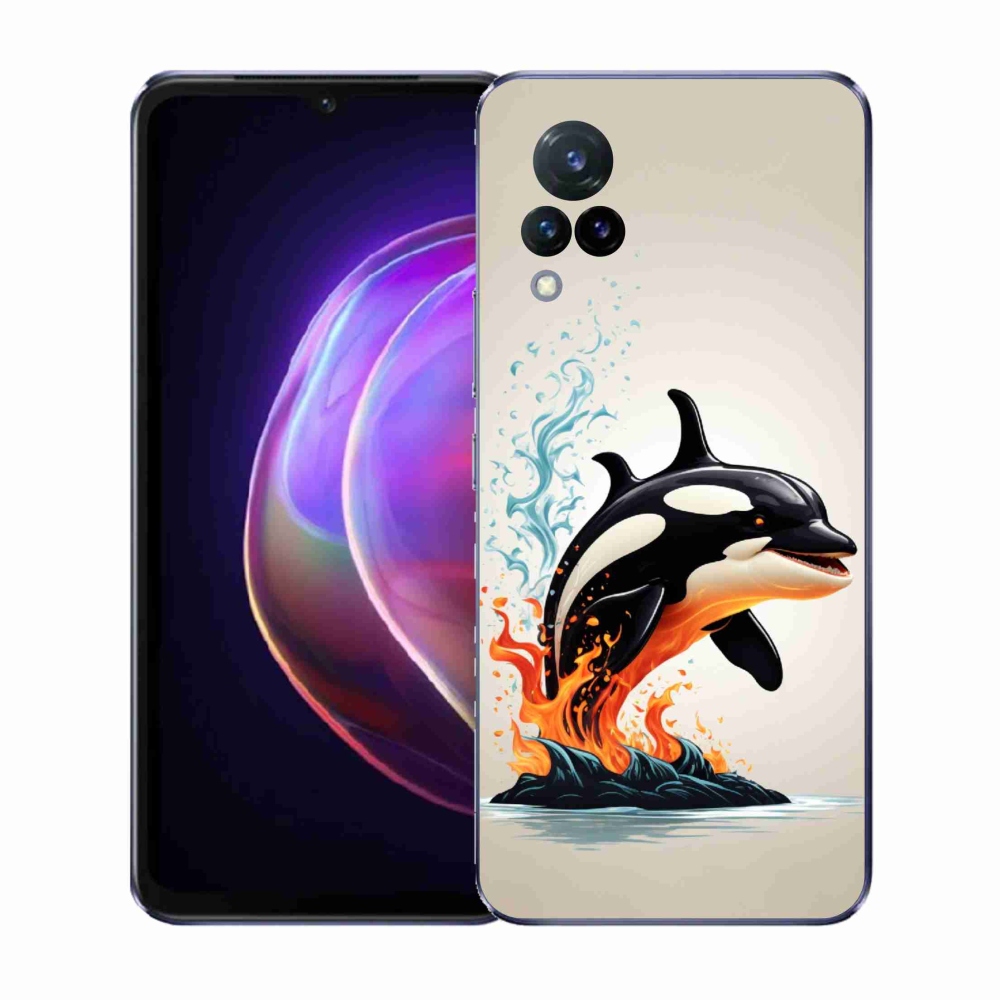 Gelový kryt mmCase na Vivo V21 4G/5G - kosatka