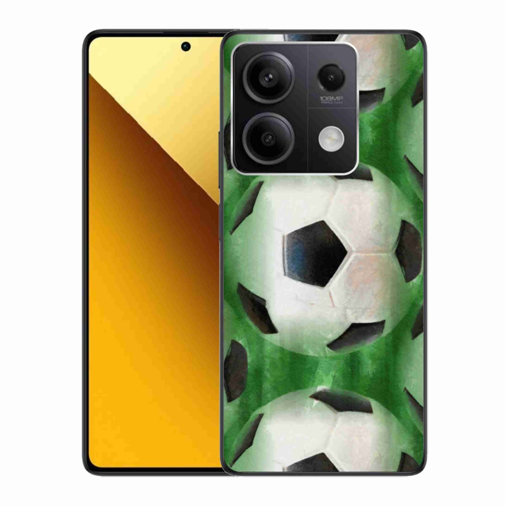Gelový kryt mmCase na Xiaomi Redmi Note 13 5G - fotbalový míč