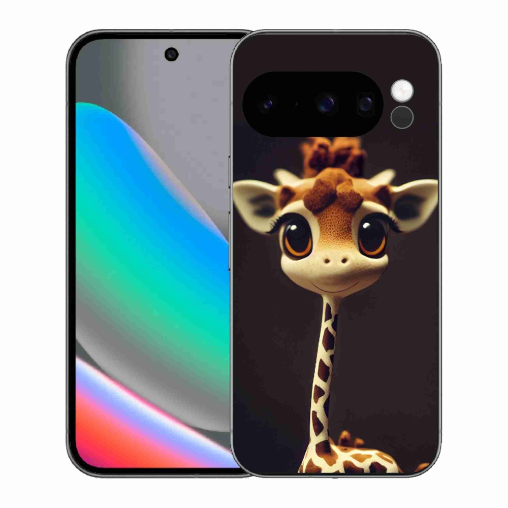 Gelový kryt mmCase na Google Pixel 10 Pro - malá žirafa