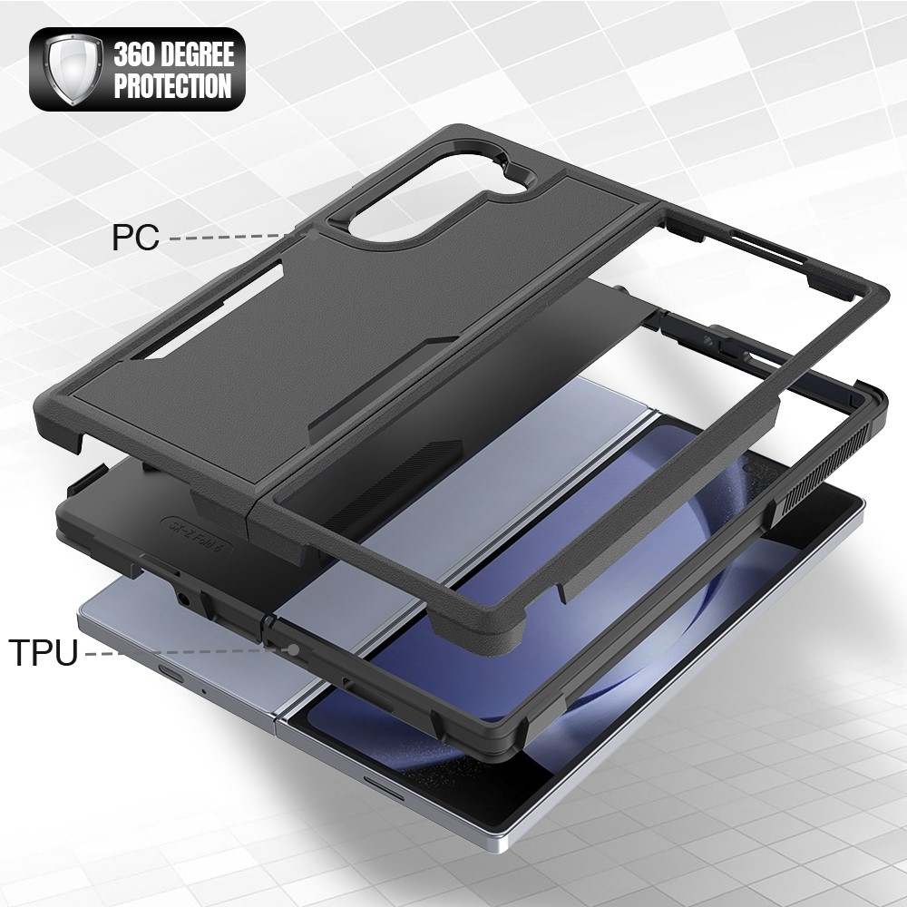 Case plastový kryt na Samsung Galaxy Z Fold6 5G - černý