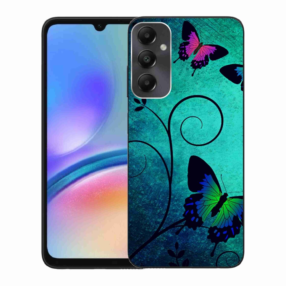 Gelový kryt mmCase na Samsung Galaxy A05s - barevní motýli