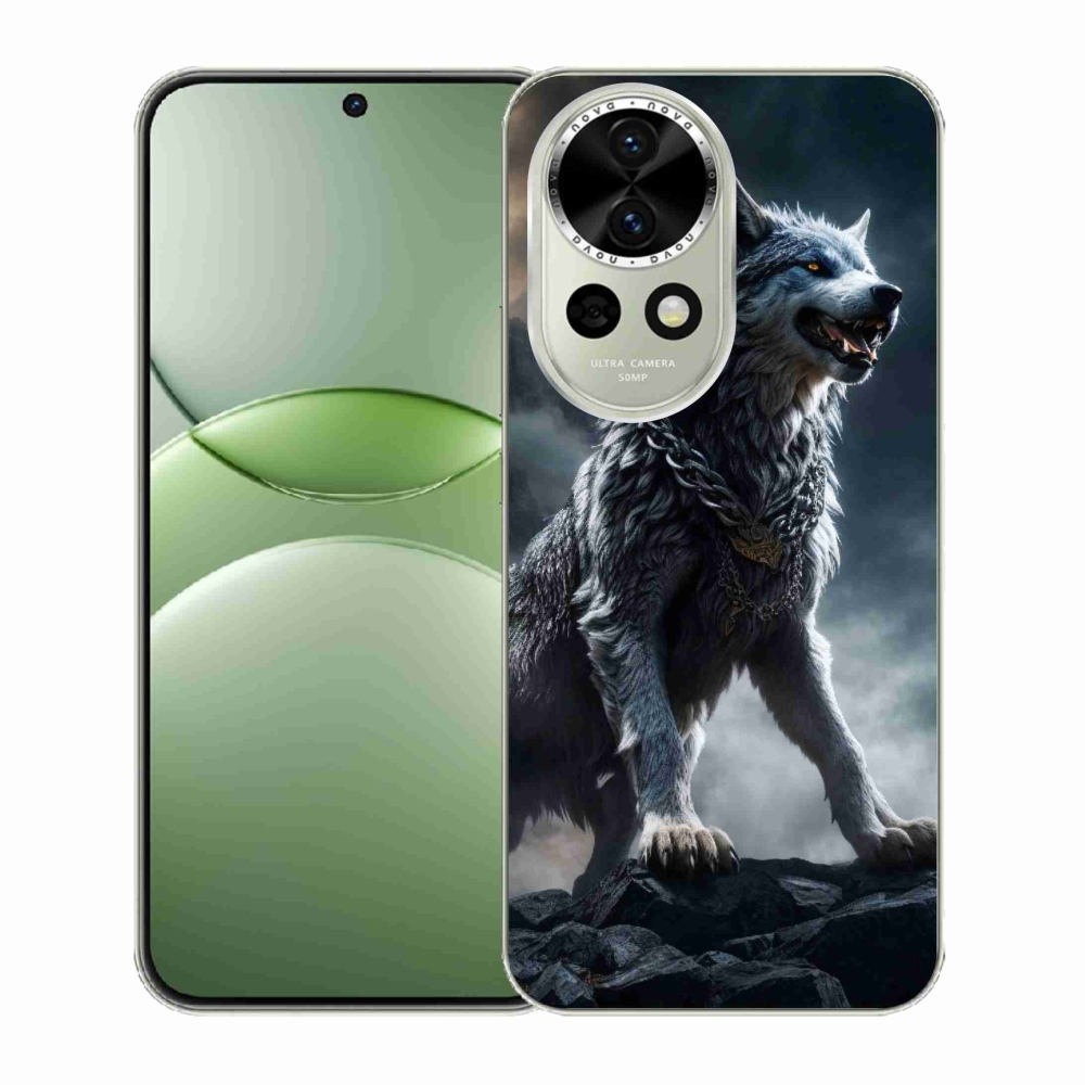 Gelový kryt mmCase na Huawei Nova 13 5G - vlk 1