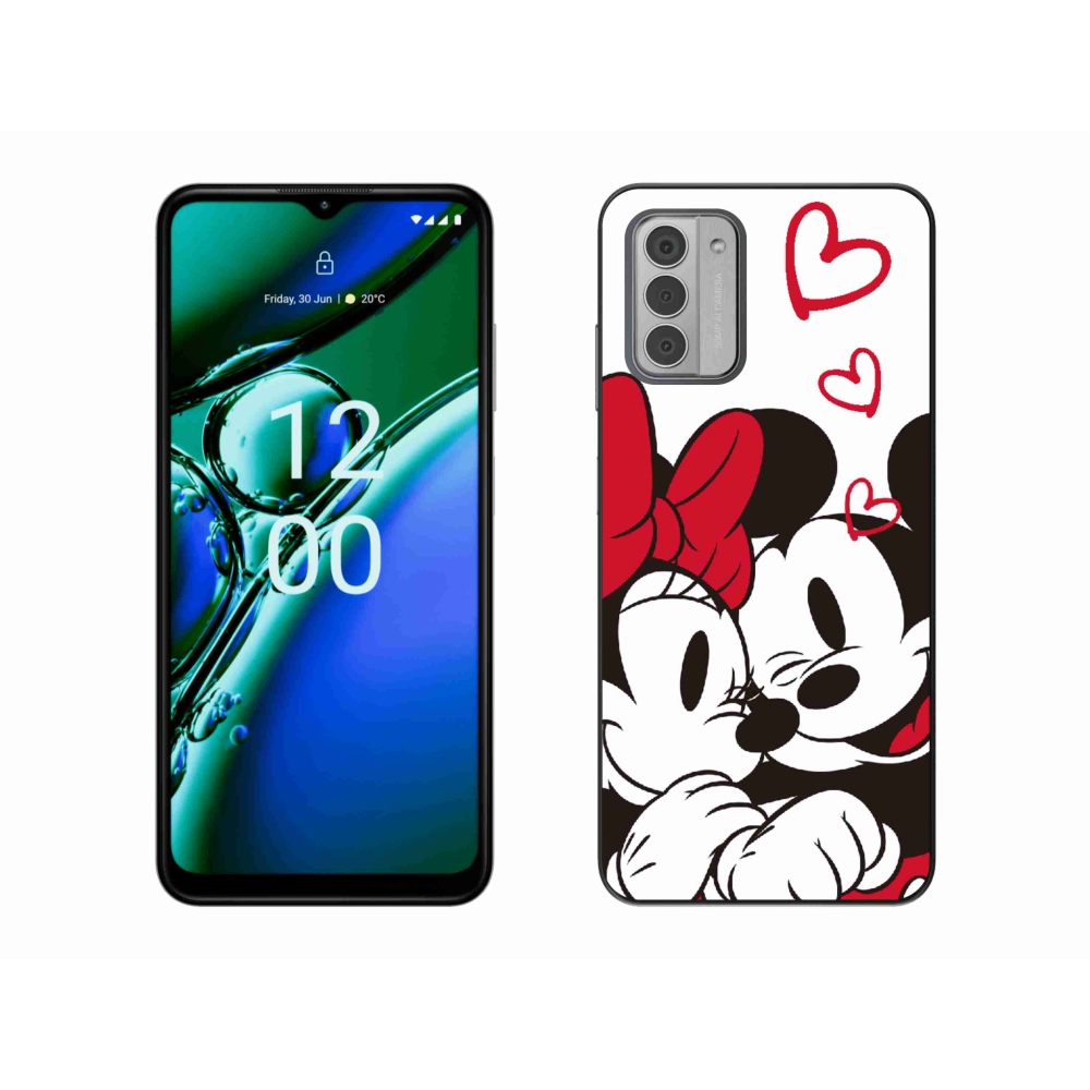 Gelový kryt mmCase na Nokia G42 - minnie a mickey