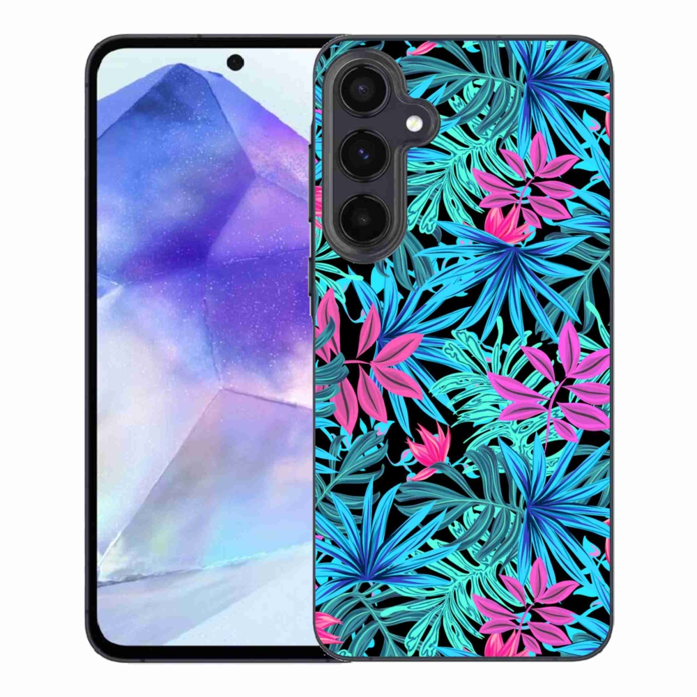 Gelový kryt mmCase na Samsung Galaxy A55 5G - květiny 3