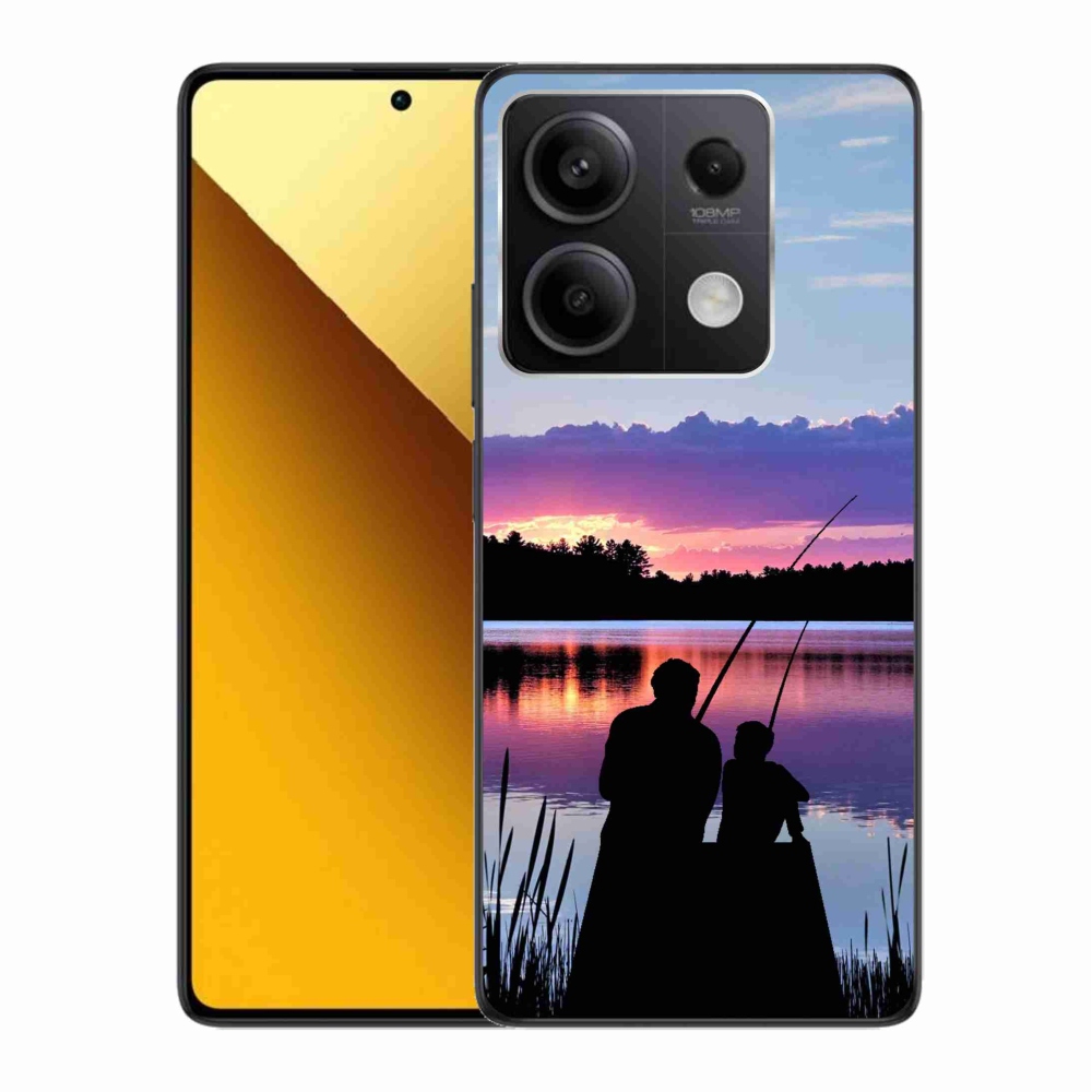 Gelový kryt mmCase na Xiaomi Redmi Note 13 5G - rybaření 2