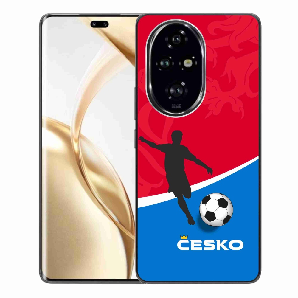 Gelový kryt mmCase na Honor 200 Pro 5G - fotbal Česko