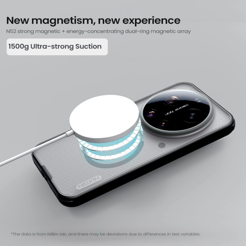 Nillkin Super Frosted PRO Magnetic Zadní Kryt pro Xiaomi 17 Ultra Transparent Black