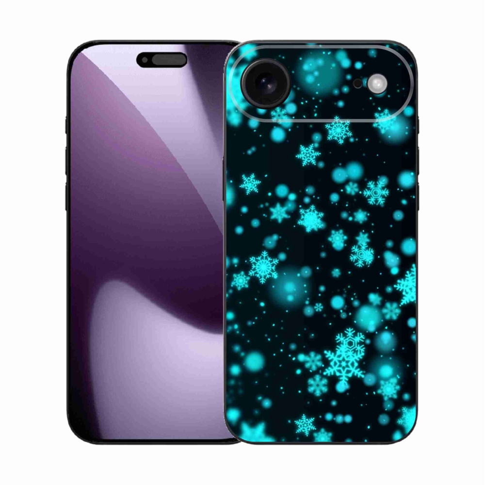Gelový kryt mmCase na iPhone 17 Air - sněhové vločky 1