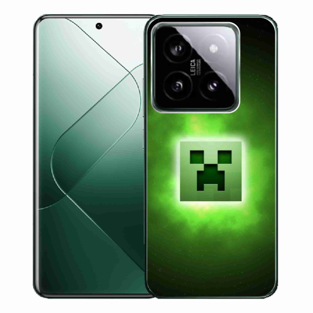 Gelový kryt mmCase na Xiaomi 14 Pro - minecraft