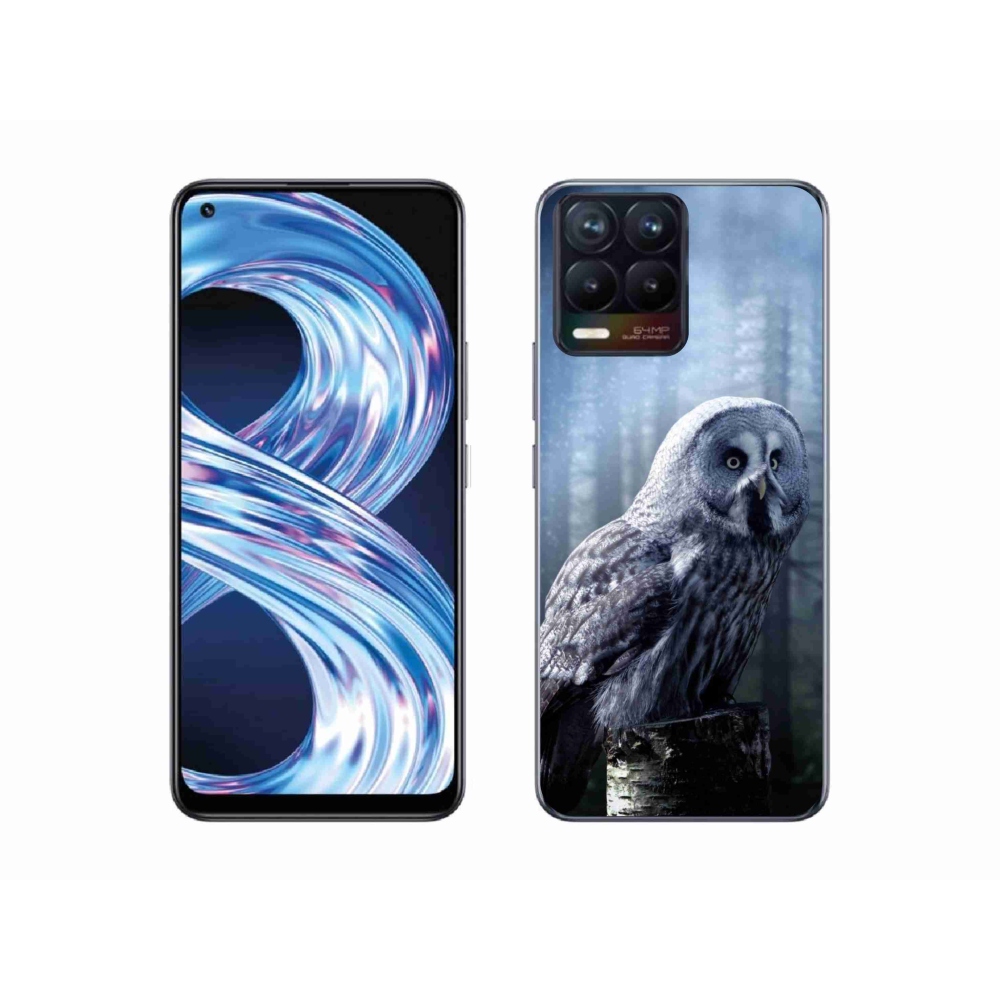 Gelový kryt mmCase na Realme 8 Pro - sova