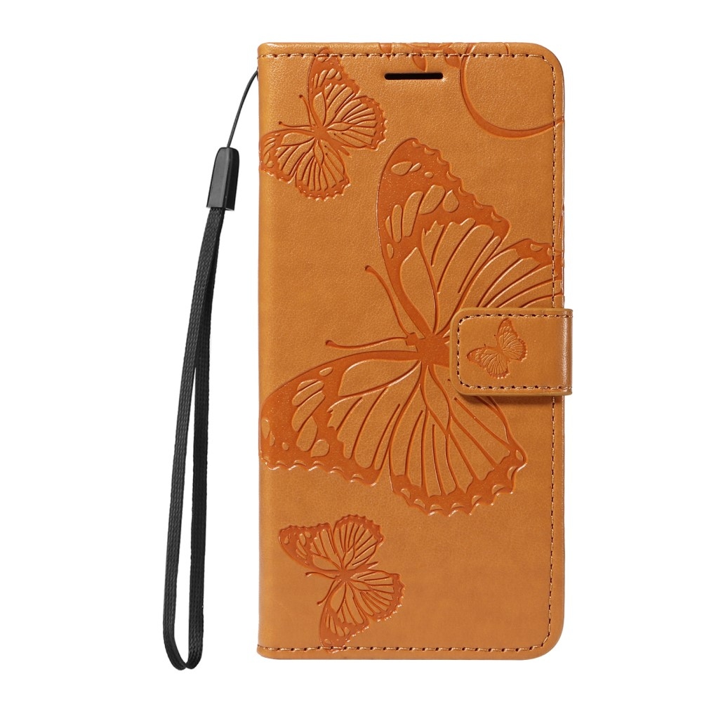 Big Butterfly knížkové pouzdro na Realme C75 - žluté