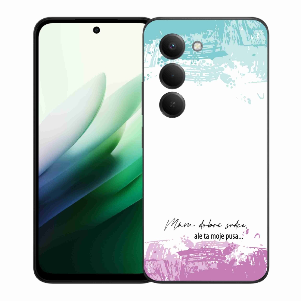 Gelový kryt mmCase na Xiaomi Redmi 15 5G (169mm) - vtipný text 3 bílé pozadí
