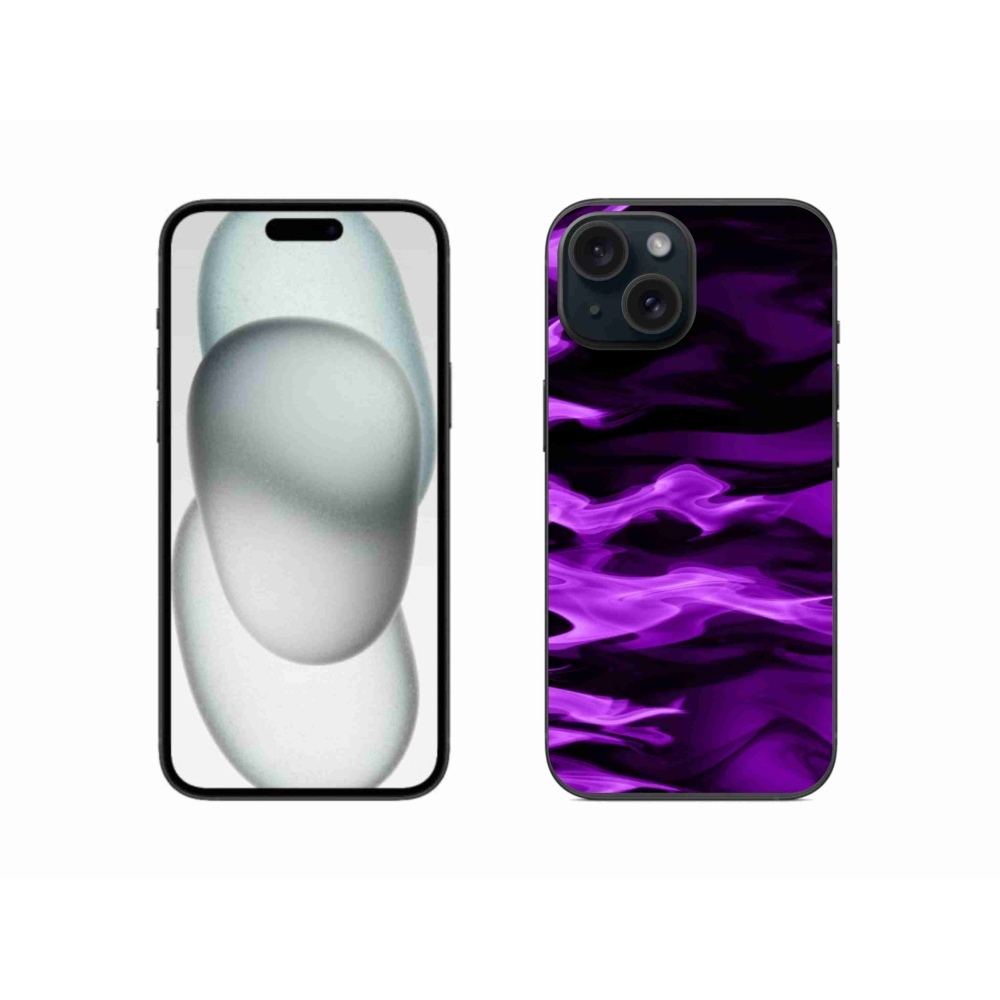 Gelový kryt mmCase na iPhone 15 - abstraktní vzor 9