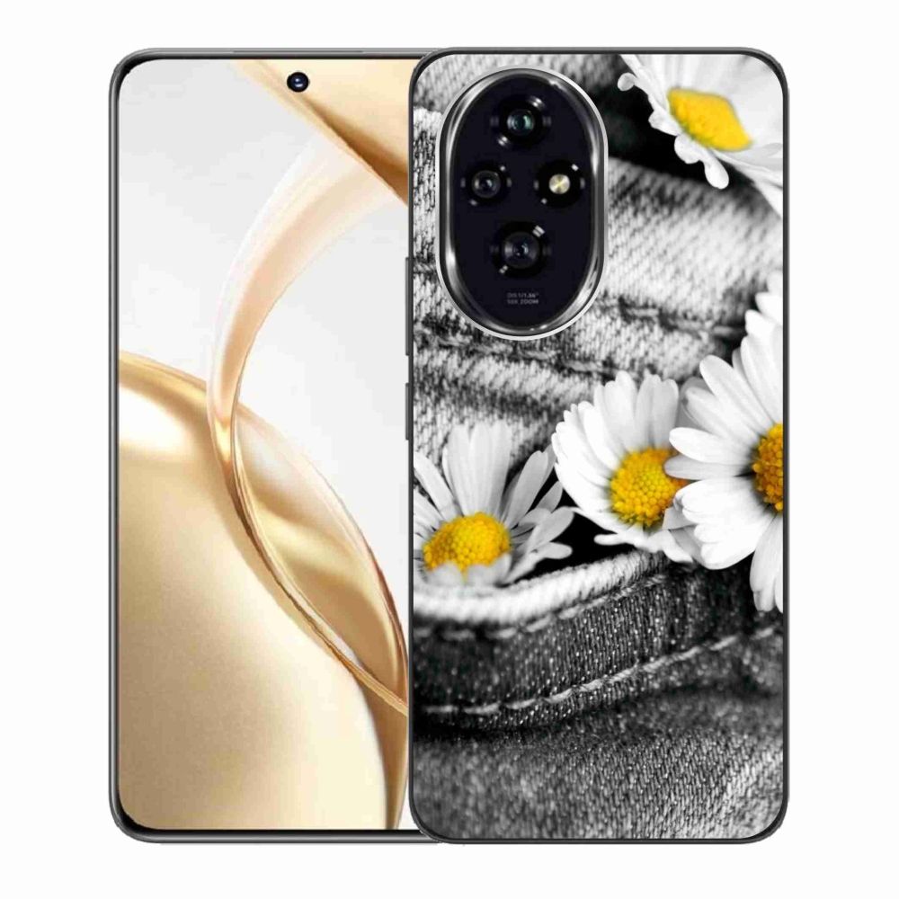 Gelový obal mmCase na Honor 200 5G - kopretiny