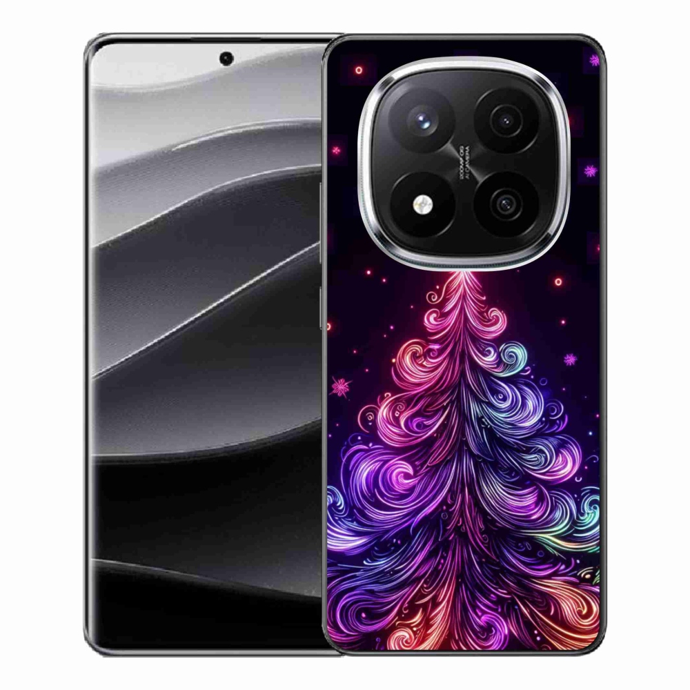 Gelový kryt mmCase na Xiaomi Redmi Note 14 Pro+ 5G - neonový vánoční stromek 1