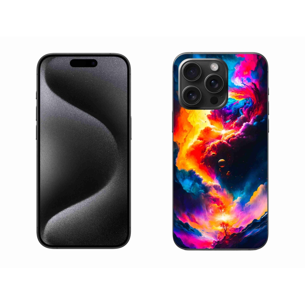 Gelový kryt mmCase na iPhone 15 Pro Max - abstraktní motiv