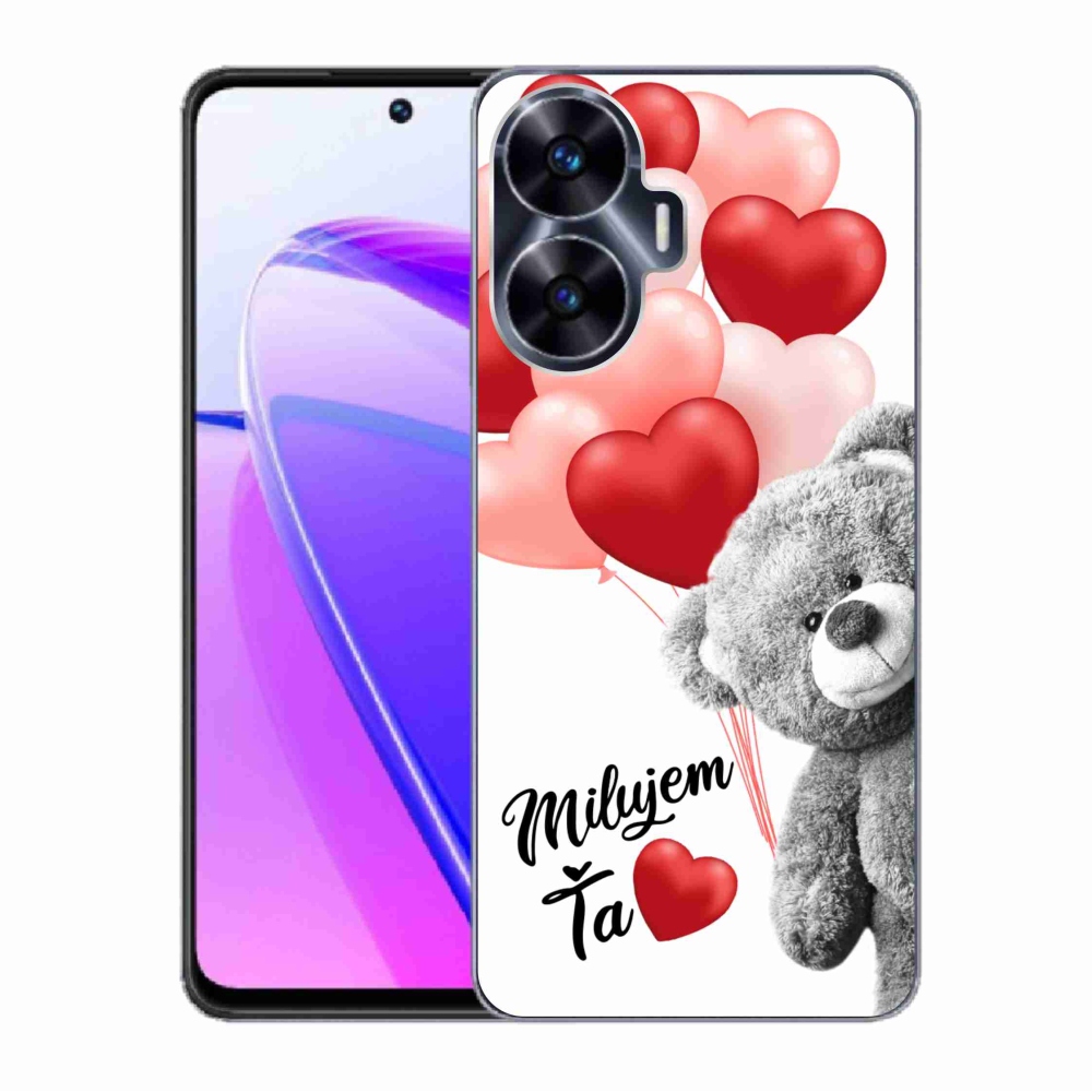 Gelový obal mmCase na Realme C55 - milujem Ťa sk