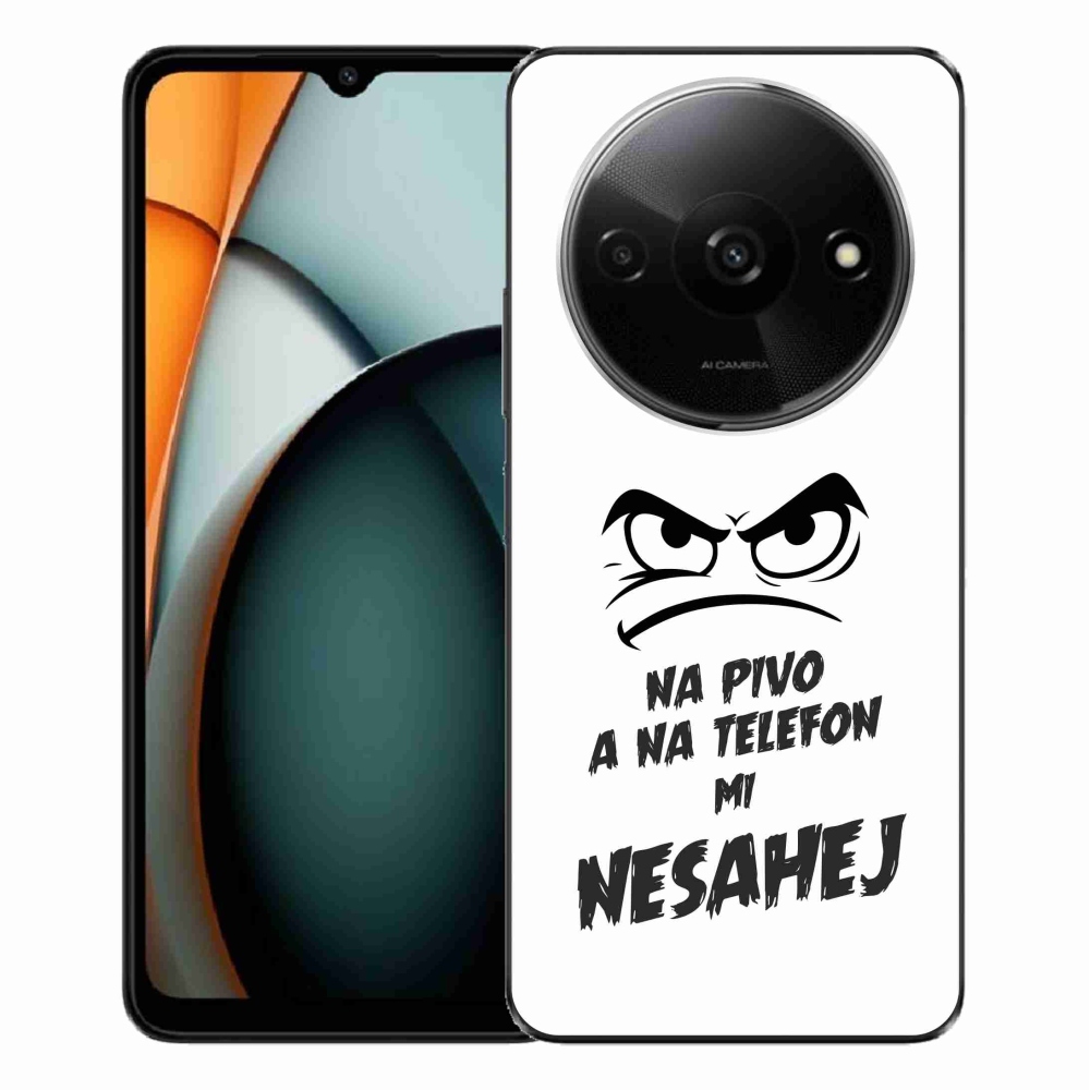 Gelový kryt mmCase na Xiaomi Redmi A3  - pivní motiv 2 bílé pozadí