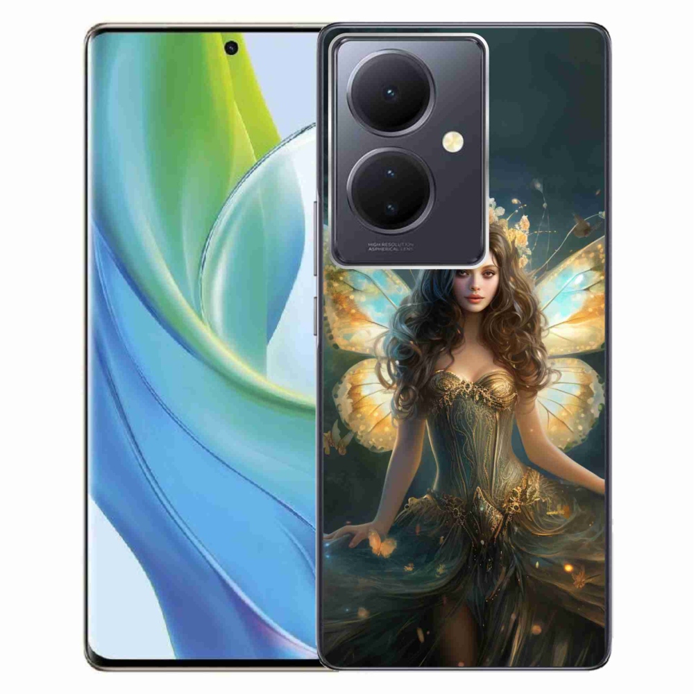 Gelový kryt mmCase na Vivo V29 Lite 5G - motýlí žena