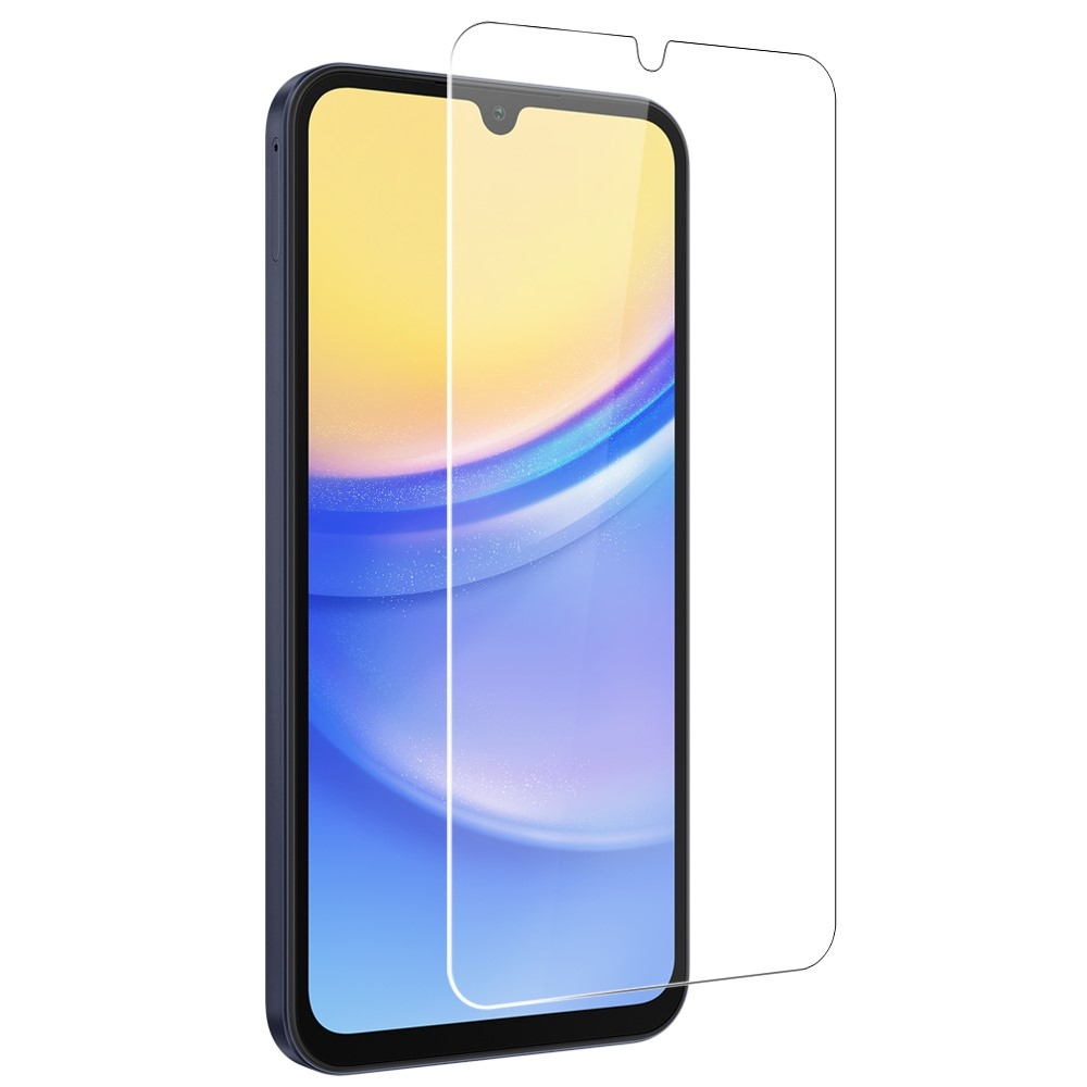 NORTHJO průhledný gelový obal + tvrzené sklo na Samsung Galaxy A15 4G/5G - průhledný