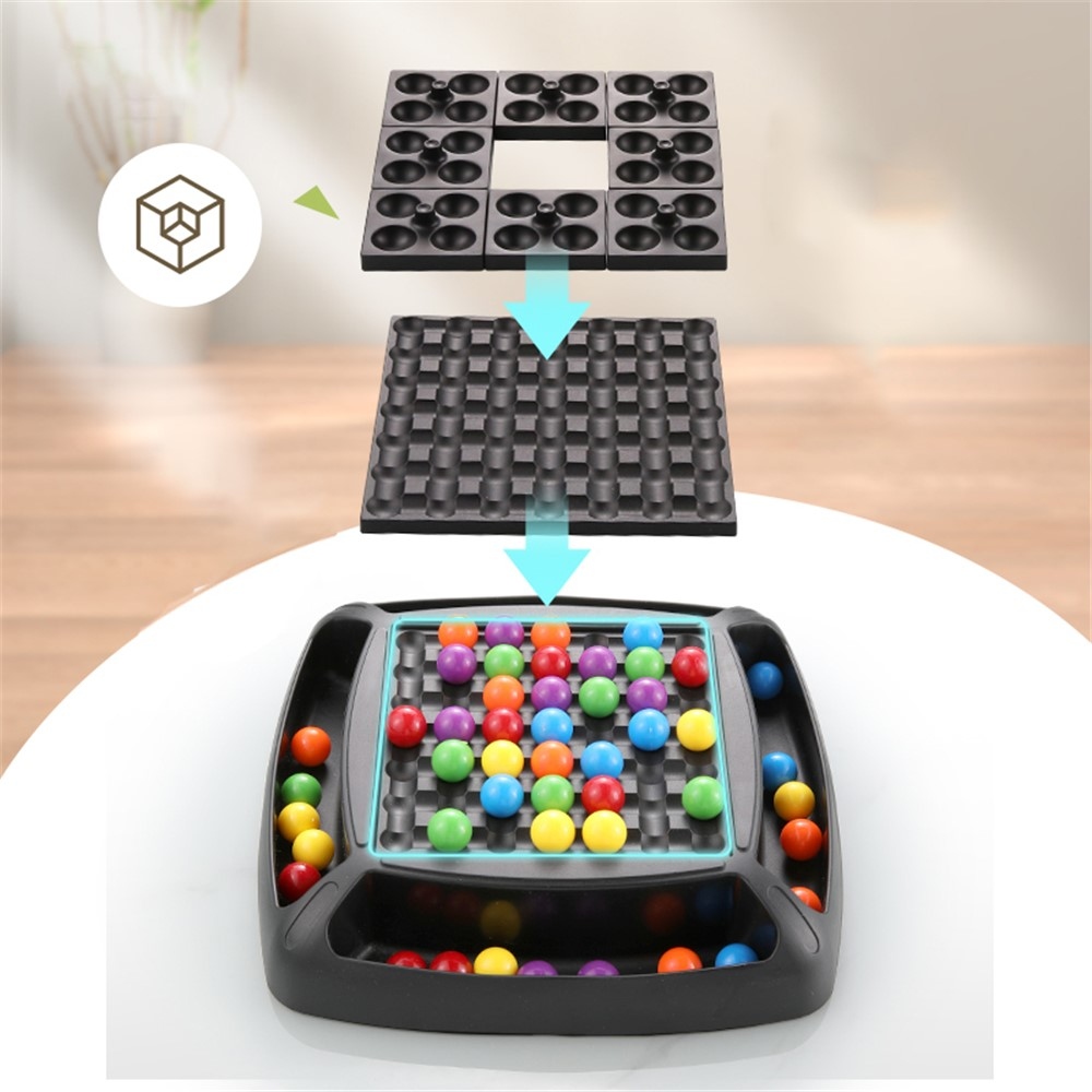 Motorická hra s barevnými kuličkami pro rozvoj soustředění dětí