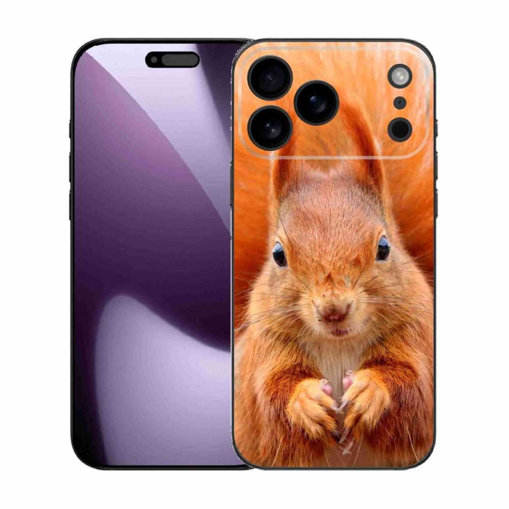 Gelový kryt mmCase na iPhone 17 Pro Max - veverka