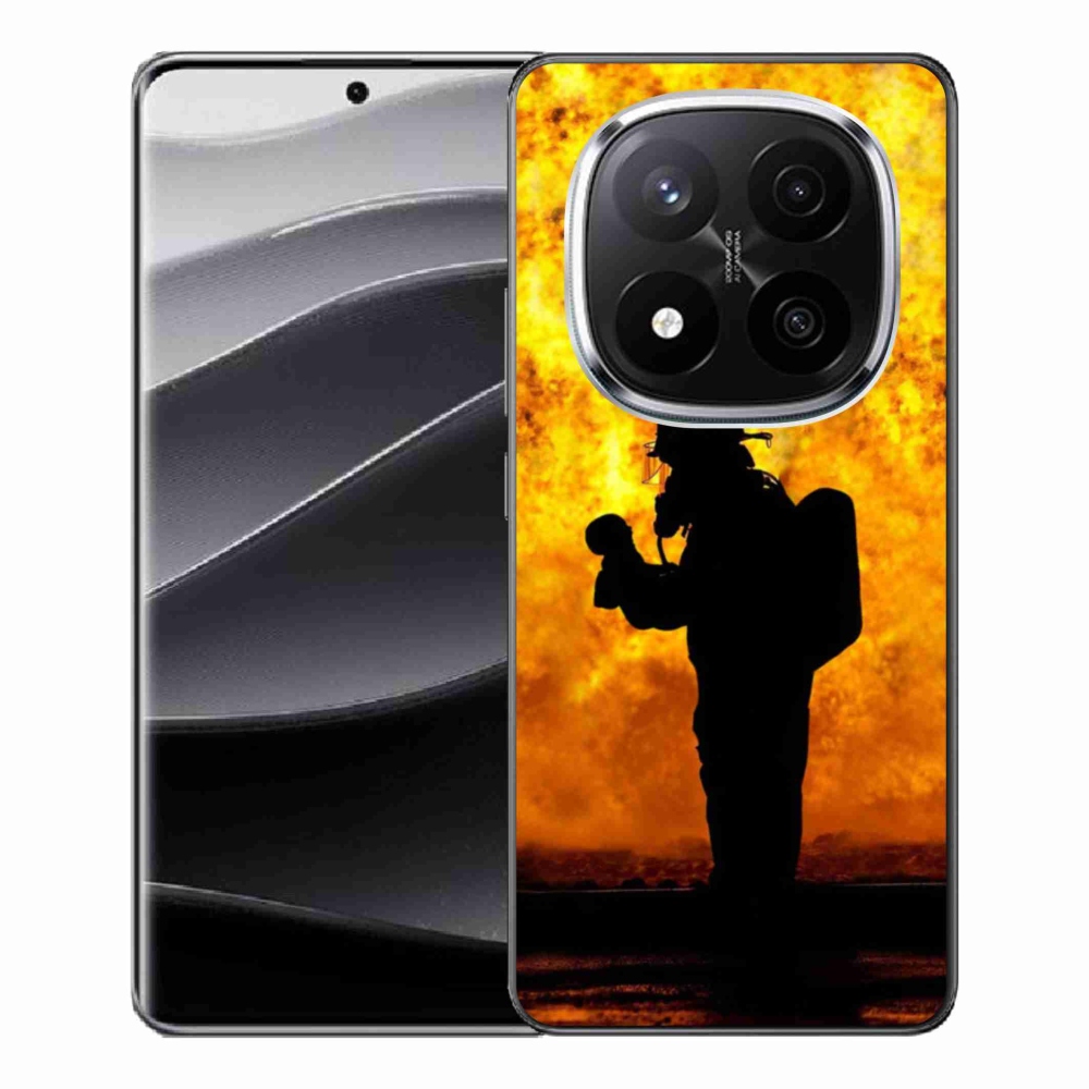 Gelový kryt mmCase na Xiaomi Redmi Note 14 Pro+ 5G - hasič