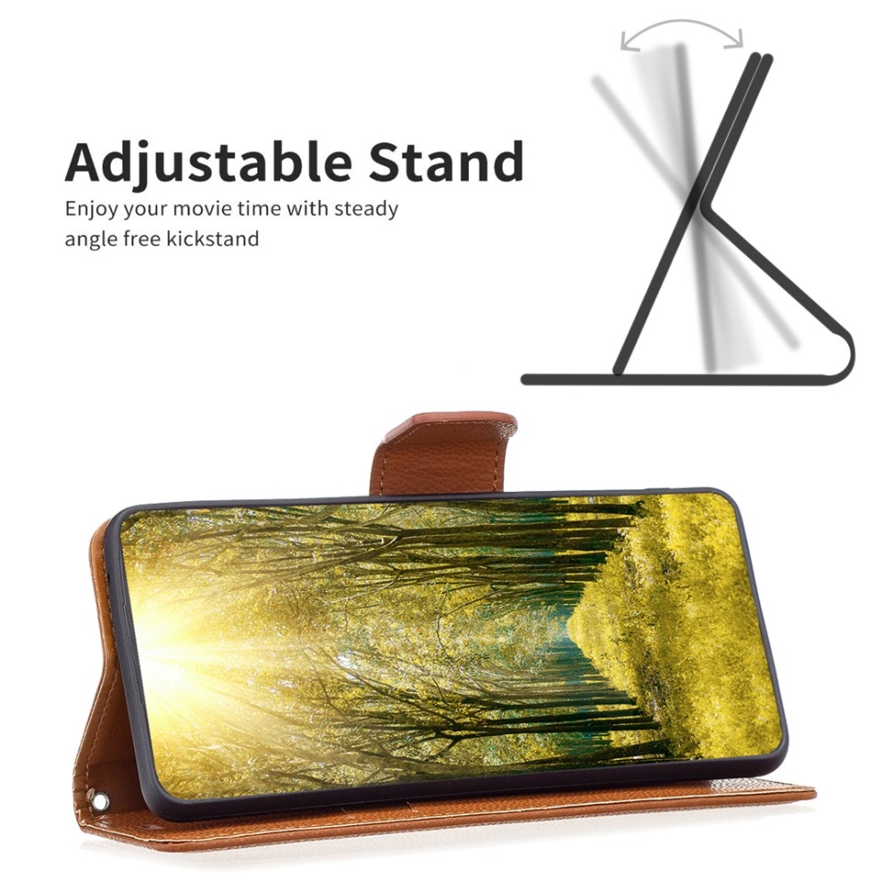Case knížkové pouzdro na Xiaomi Redmi Note 13 Pro+ 5G - hnědé