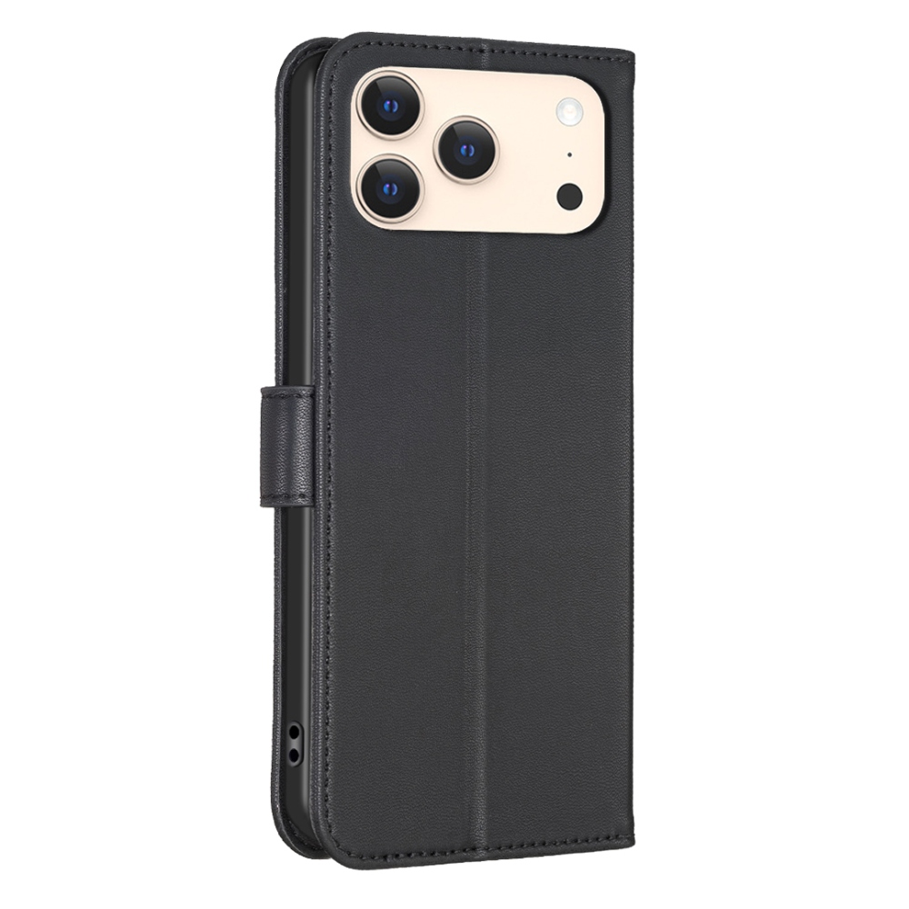 Clover knížkové pouzdro na iPhone 17 Pro Max - černé