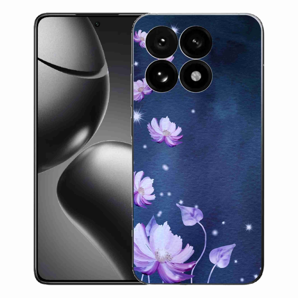Gelový kryt mmCase na Xiaomi 15T - padající květy
