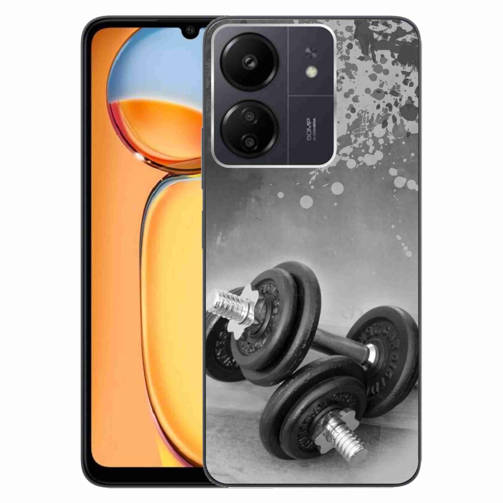 Gelový kryt mmCase na Xiaomi Poco C65/Redmi 13C - činky 1