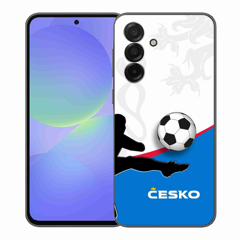 Gelový kryt mmCase na Samsung Galaxy A36 5G - fotbal Česko 3