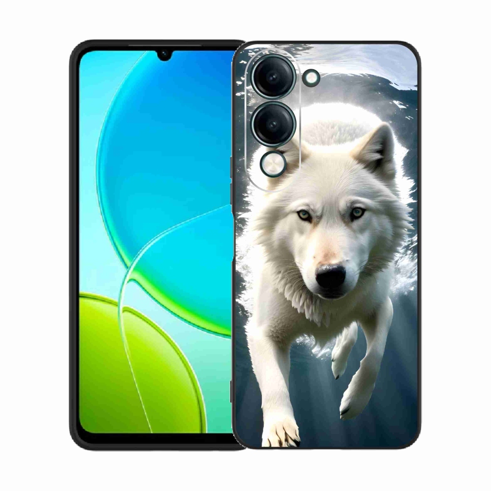 Gelový kryt mmCase na Vivo Y29s 5G - bílý vlk