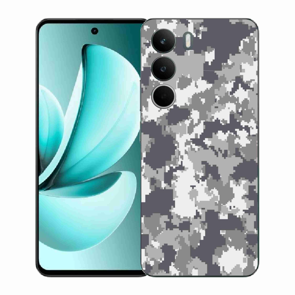 Gelový kryt mmCase na Realme C71 - maskáčový vzor 2
