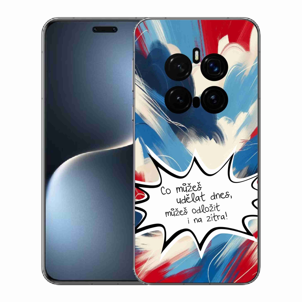 Gelový kryt mmCase na Honor Magic 7 Pro 5G - vtipný text 9 bílé pozadí