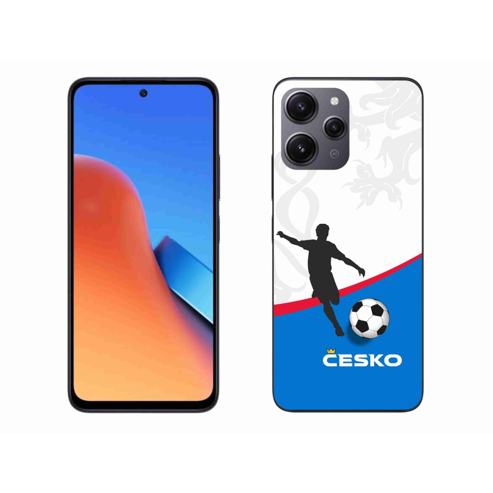 Gelový kryt mmCase na Xiaomi Redmi 12 - fotbal Česko 1