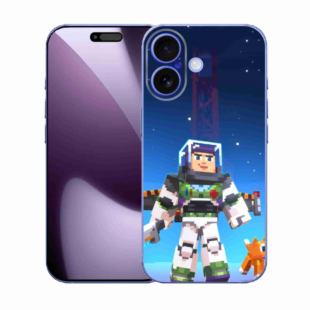 Gelový kryt mmCase na iPhone 17 - minecraft 2