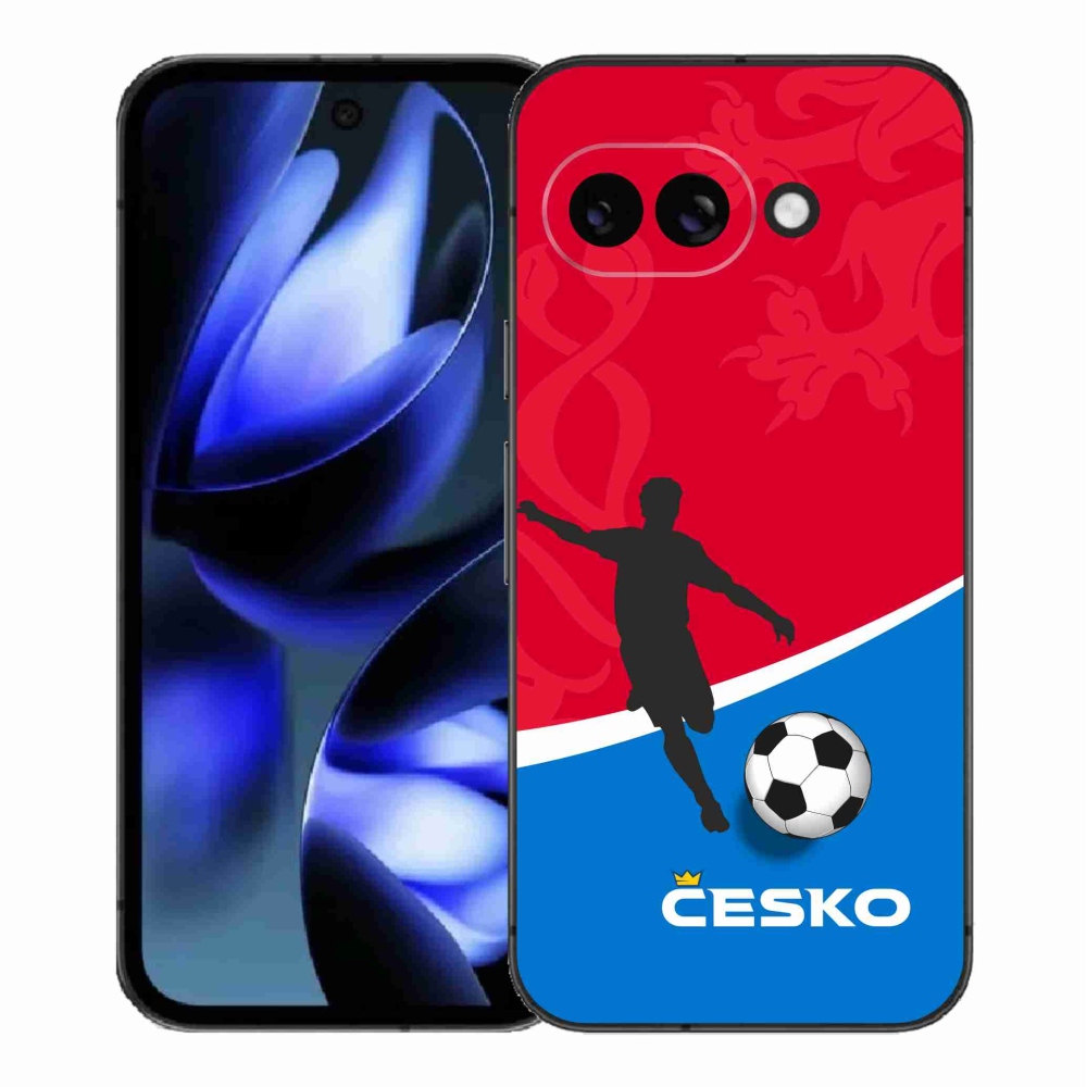 Gelový kryt mmCase na Google Pixel 9a - fotbal Česko