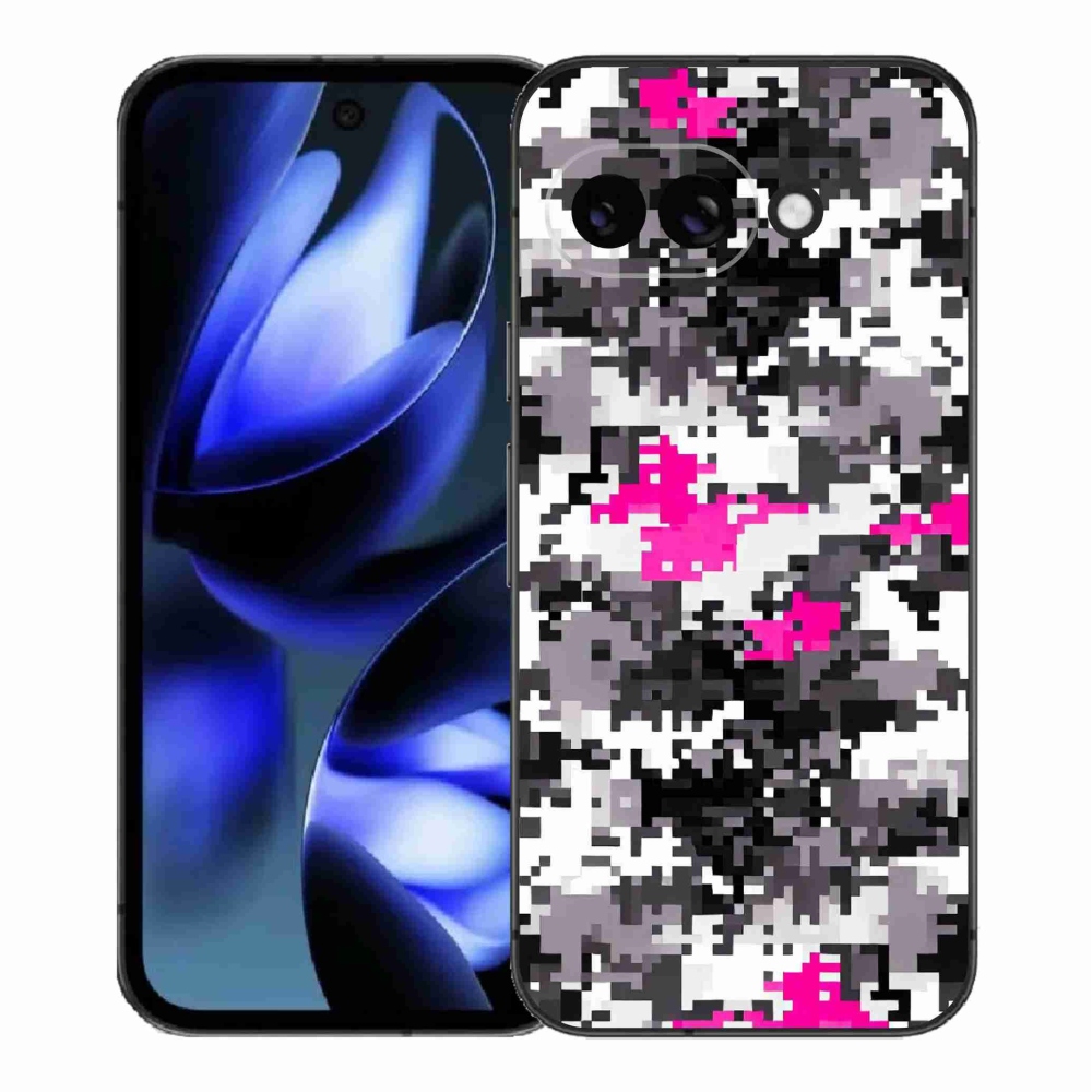 Gelový kryt mmCase na Google Pixel 9a - maskáčový vzor 4