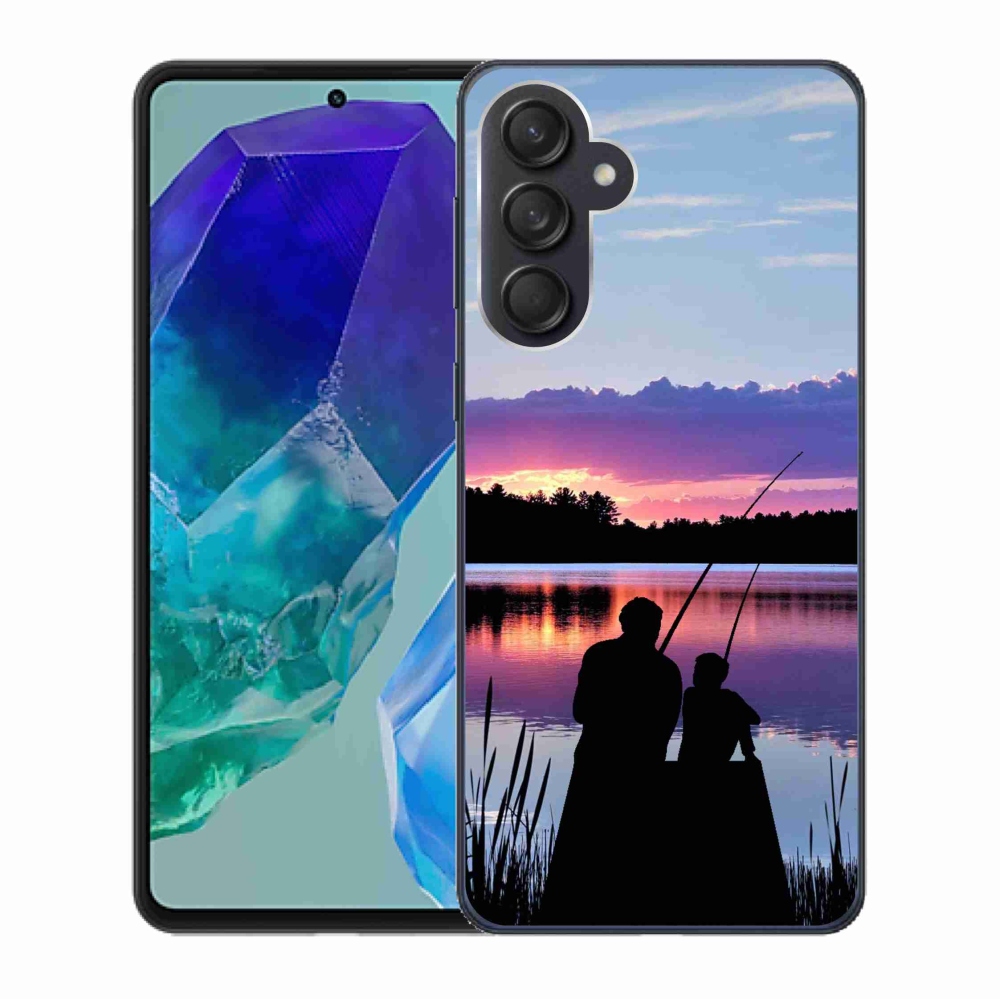 Gelový kryt mmCase na Samsung Galaxy M55 5G - rybaření 2