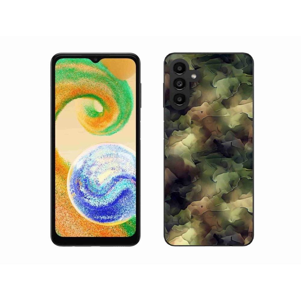 Gelový kryt mmCase na Samsung Galaxy A04s (164.7x76.7x9.1mm) - maskáčový vzor 10