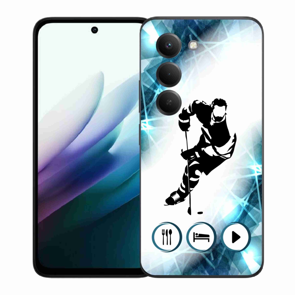 Gelový kryt mmCase na Xiaomi Redmi 15 4G/5G (171mm) - hokej 1