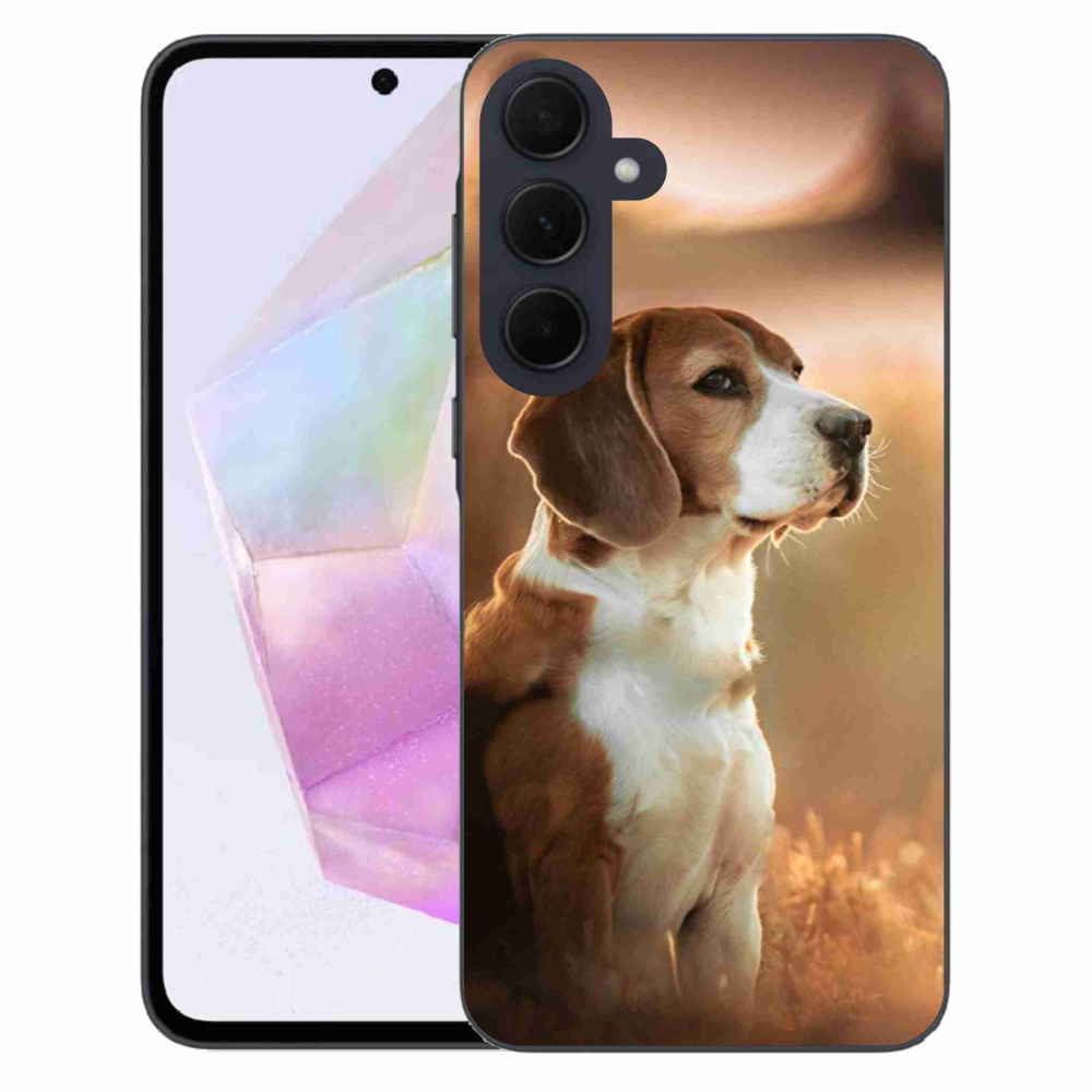 Gelový kryt mmCase na Samsung Galaxy A35 5G - bígl