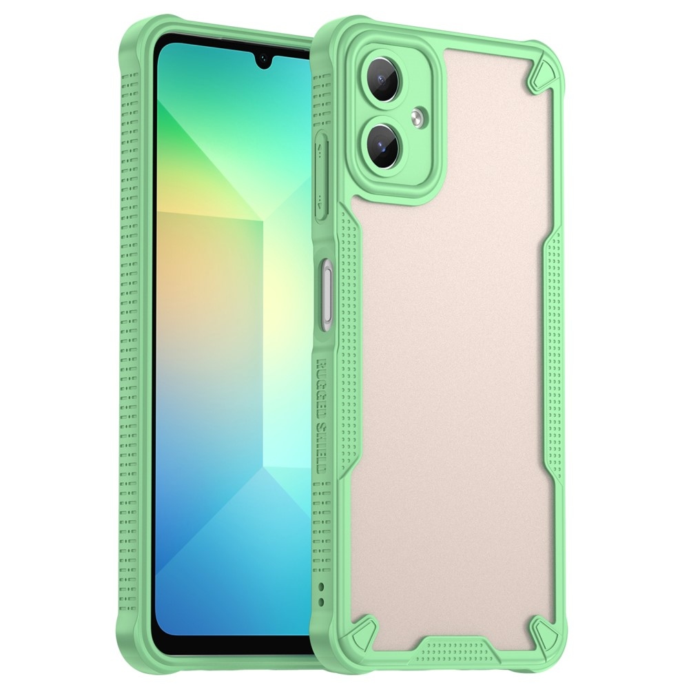 Frosted odolný kryt na Samsung Galaxy A06 4G - zelený
