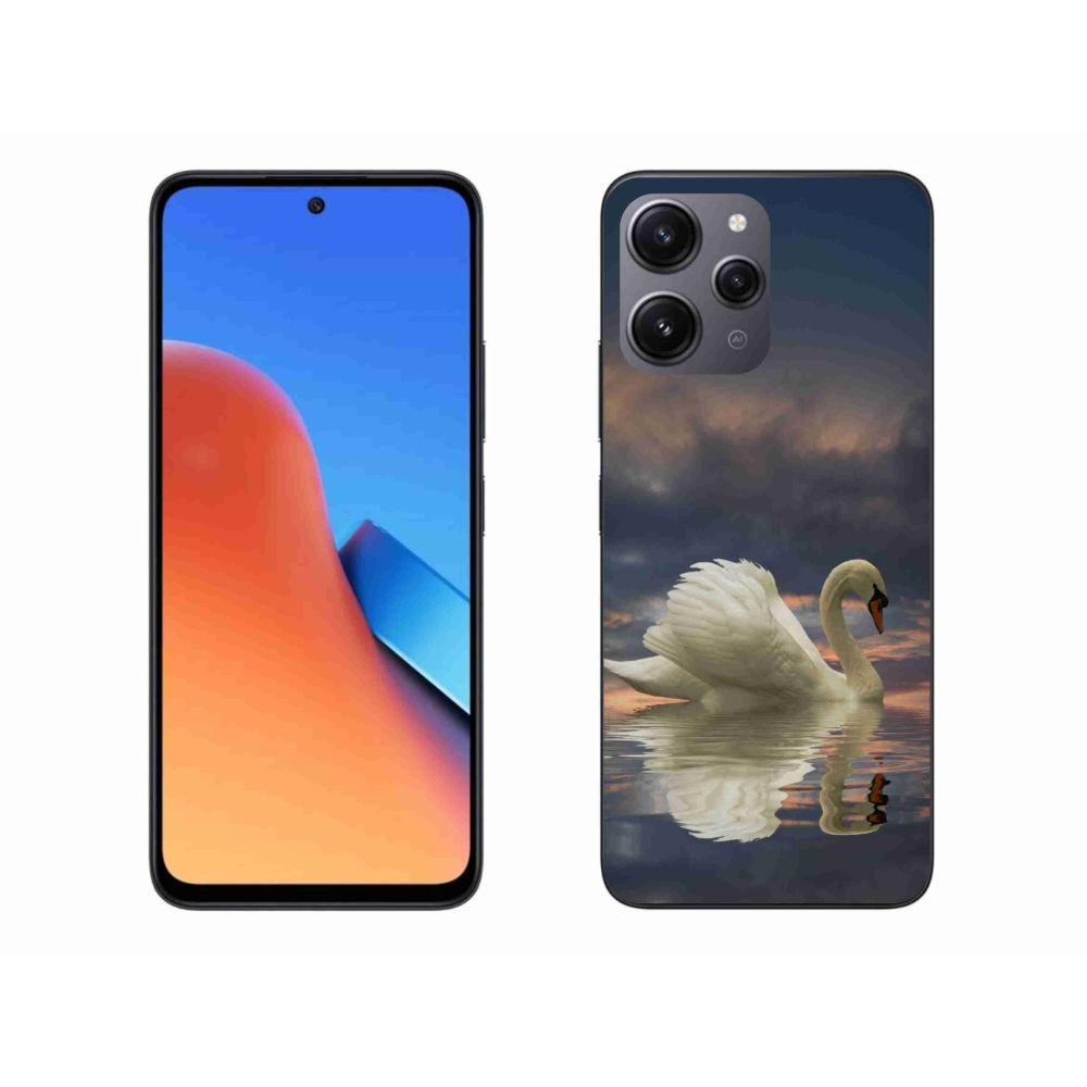Gelový kryt mmCase na Xiaomi Redmi 12 - labuť
