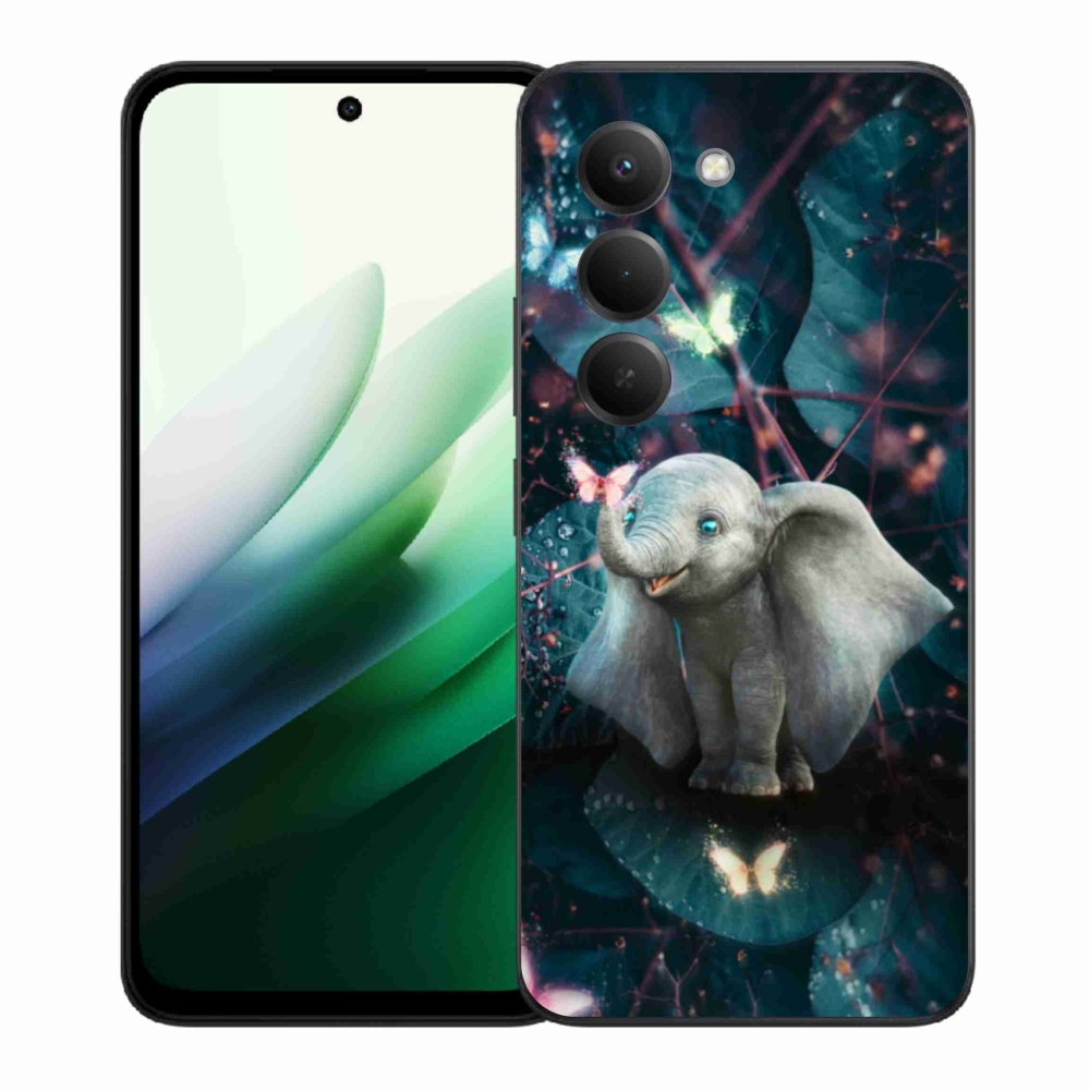 Gelový kryt mmCase na Xiaomi Redmi 15 5G (169mm) - roztomilý slon